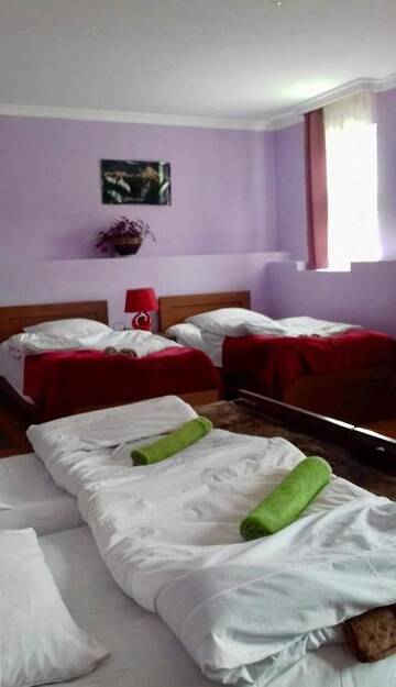 Фото номера Четырехместный номер с видом на горы Мини-отель Nino Khetaguri Guest House г. Степанцминда 13