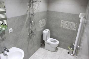 Фото номера Двухместный номер с 1 кроватью или 2 отдельными кроватями и собственной ванной комнатой Отель Hotel Gergeti г. Степанцминда 13