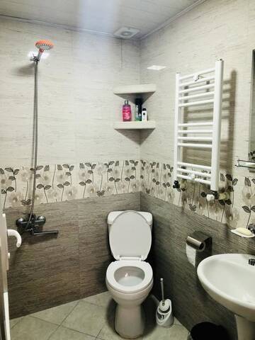 Фото номера Трехместный номер с ванной комнатой Гостевой дом Guest House Elguja Qushashvili г. Степанцминда 10