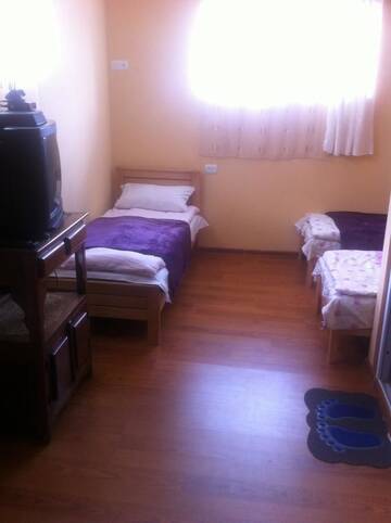 Фото номера Трехместный номер с ванной комнатой Гостевой дом Guest House Elguja Qushashvili г. Степанцминда 8