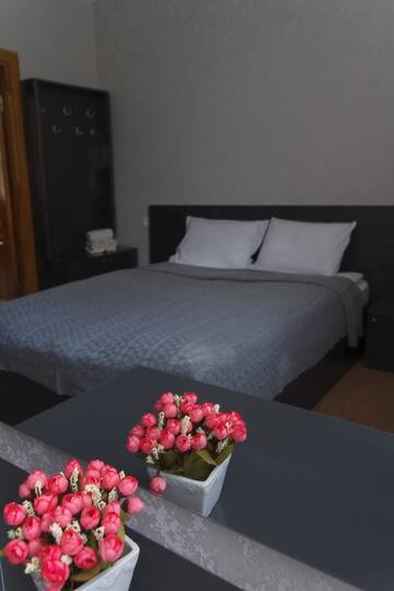 Фото номера Двухместный номер с 1 кроватью, вид на сад Гостевой дом Sunny Mountain House г. Степанцминда 3