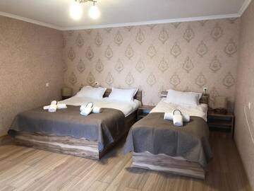 Фото номера Трехместный номер с собственной ванной комнатой Отель Wander Kazbegi Hotel г. Степанцминда 12